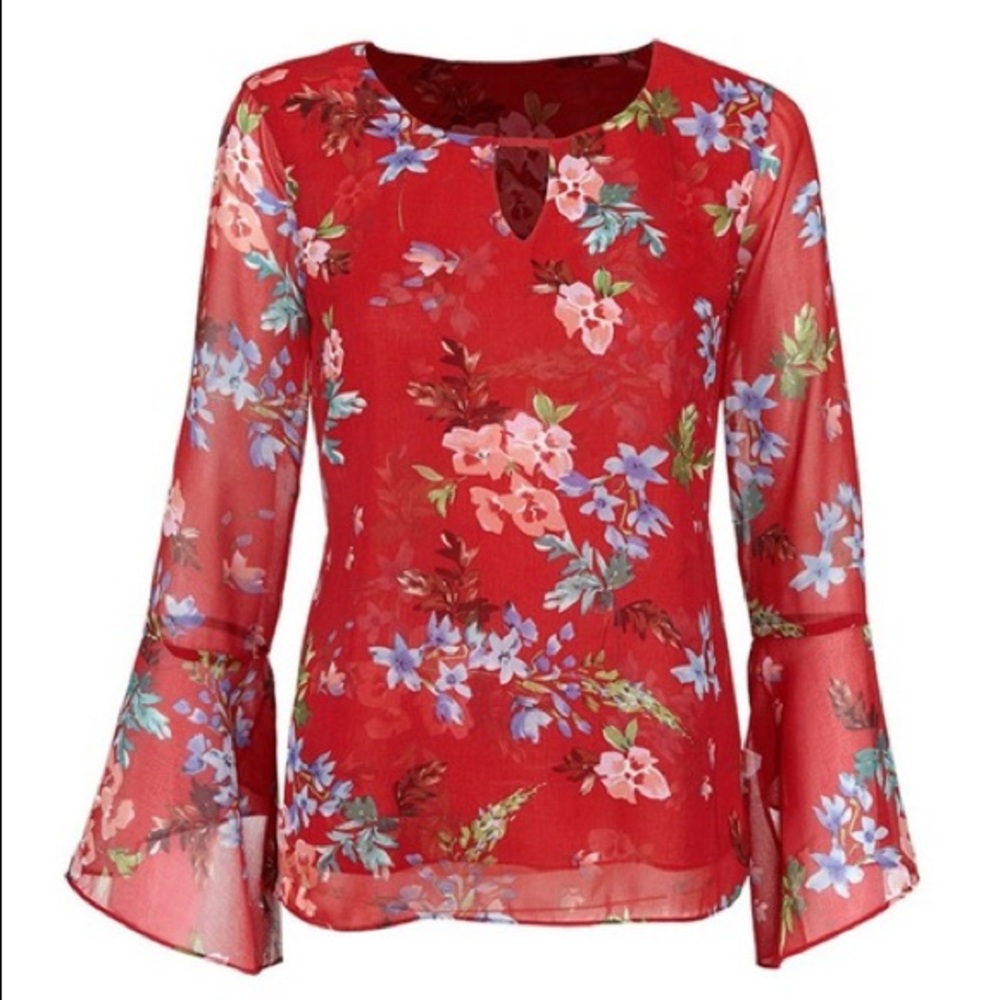 CAbi Devoted Top Fall 2018 size L